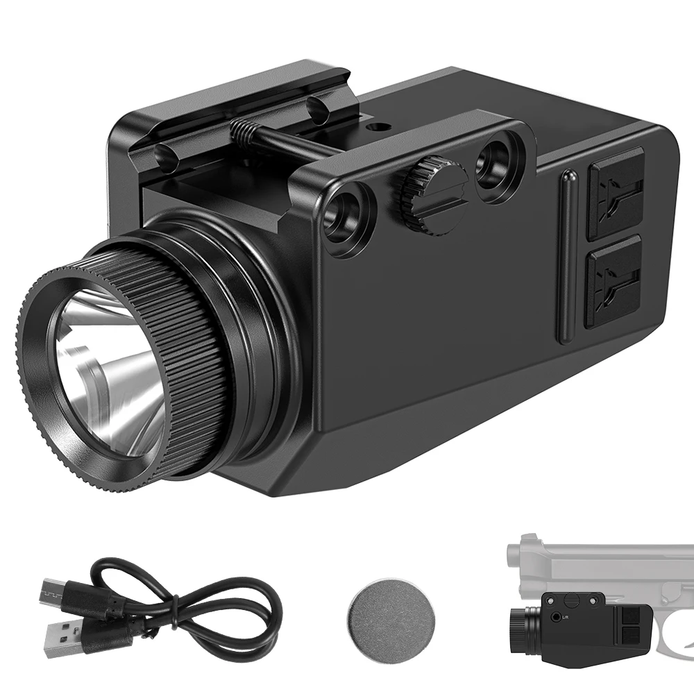 

Специальное предложение 1149, перезаряжаемый фонарик для пистолета, отличная яркость для охотничьих целей