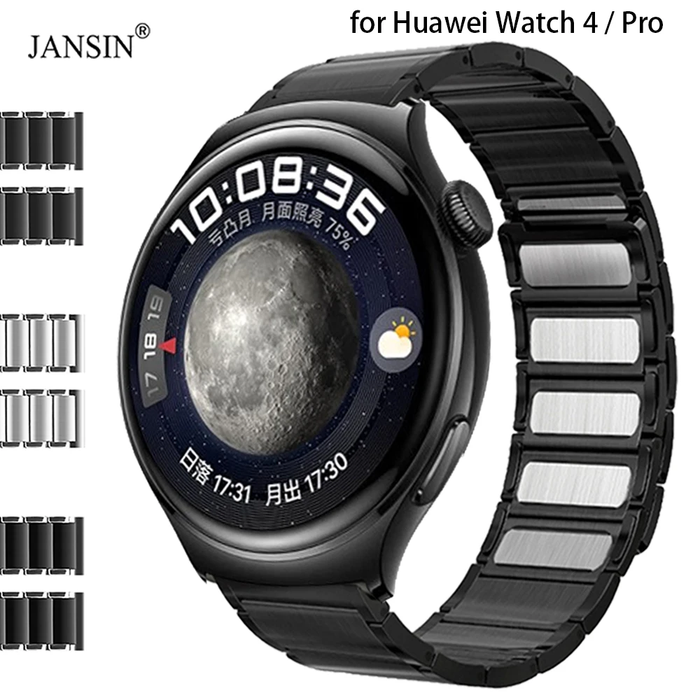 

Магнитный металлический ремешок для Huawei Watch 4 Pro, сменный Браслет для наручных часов Huawei Watch 4 Pro, аксессуары для часов