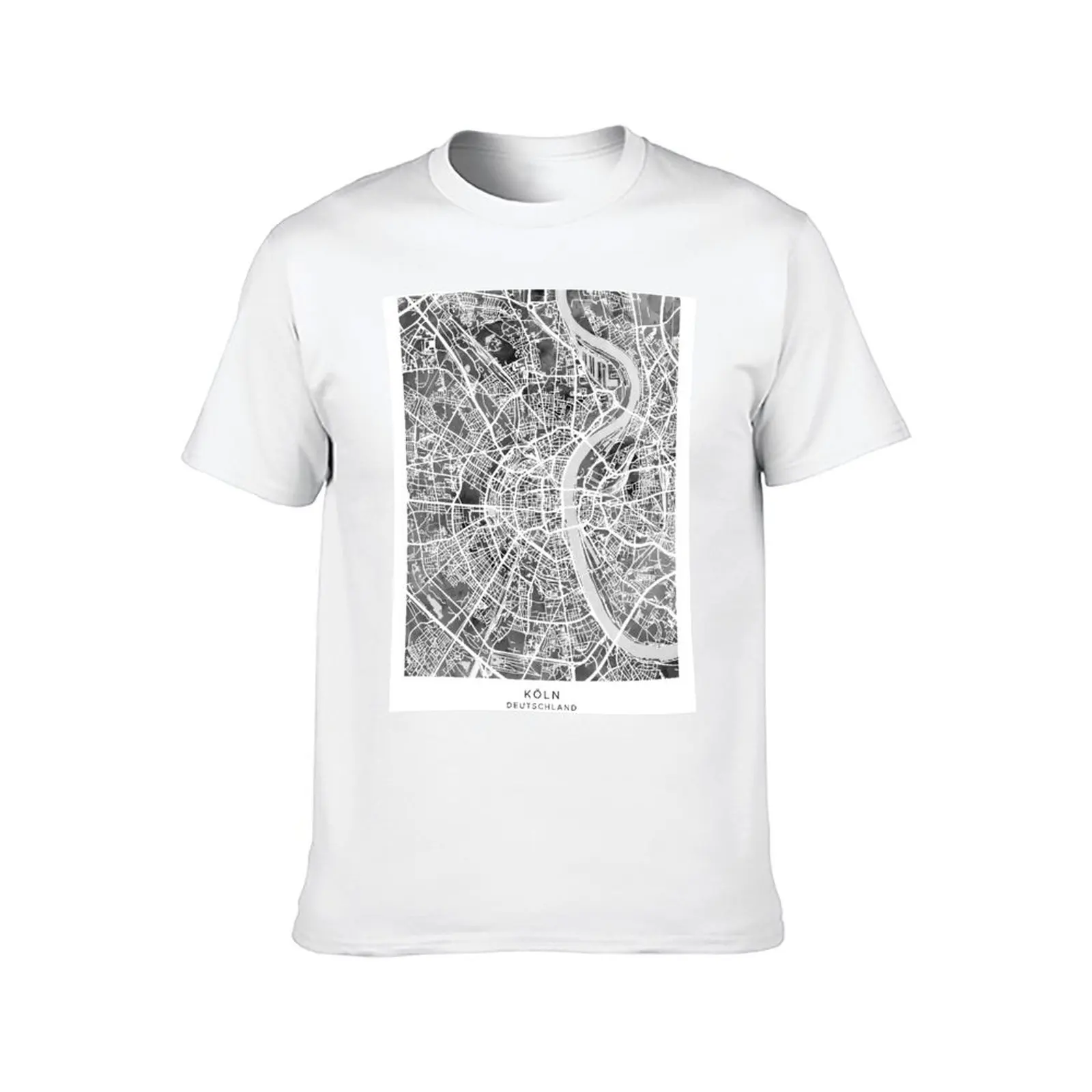 Cologne Germany City Map T-Shirt aesthetic clothes Funny t-shirt shirts men