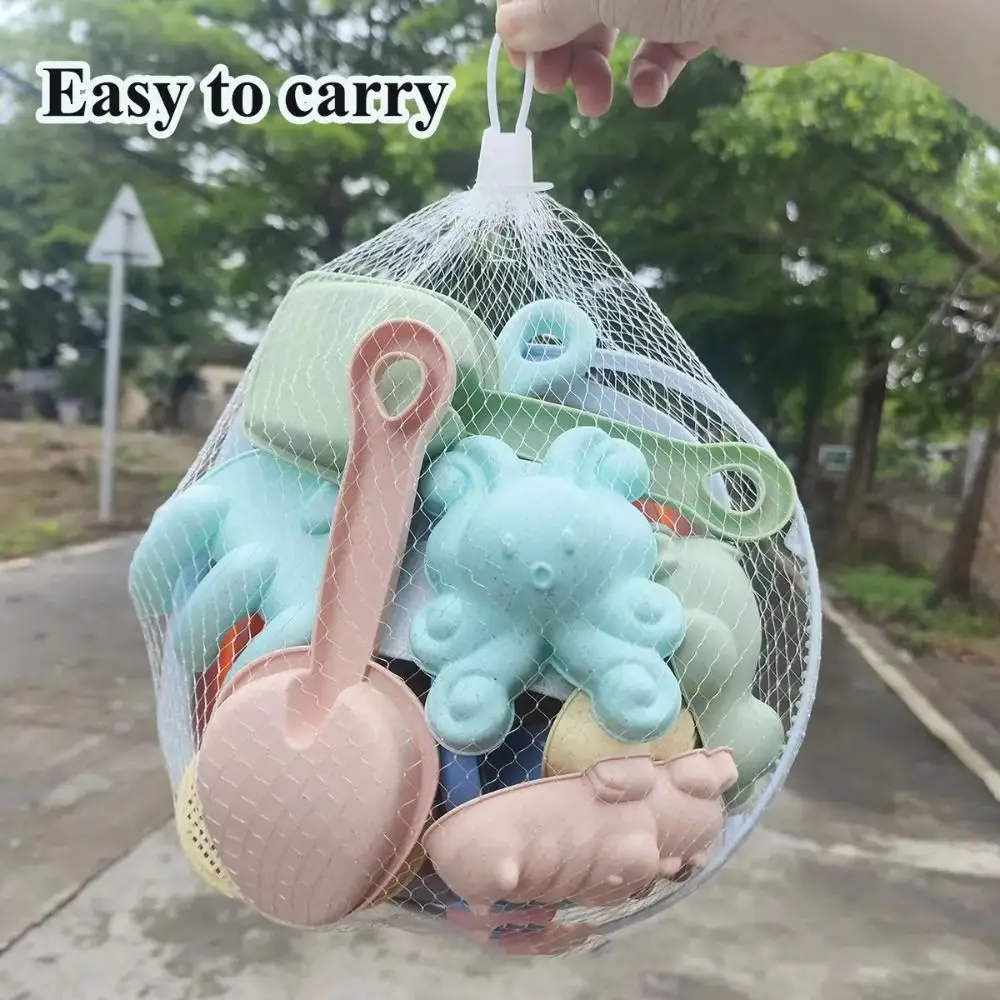 1 Set Bucket Beach Sand Play Toys Plastic Shovel Beach Bucket Toys Portable Lightweight Beach Play Toys Beach Party