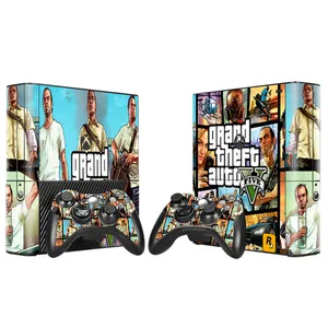 Pelindung Stiker Kulit Vinil Desain game Keren untuk Xbox 360 E untuk Xbox 360 E dengan Penutup Pengontrol 2 Buah untuk Xbox 360E 8 stiker pengontrol xbox 360 penjualan terbaik - №