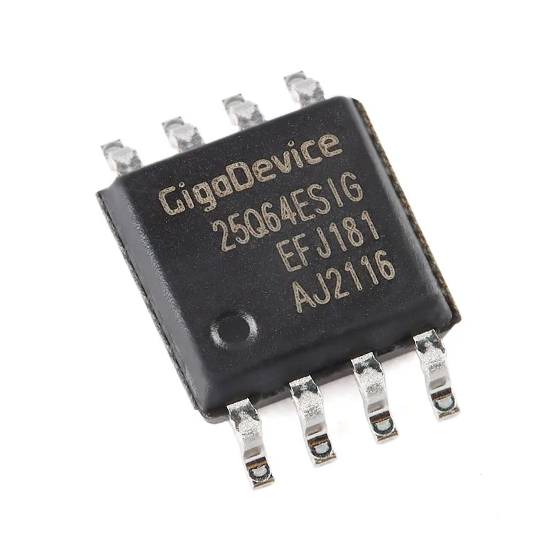5 pcs Original Genuine Serial Flash IC Chip GD25Q64ESIG SOP-8 8Pin 64M-bit 3.3V 5.23×5.28mm for Router, Mainboard, Set-top Box F