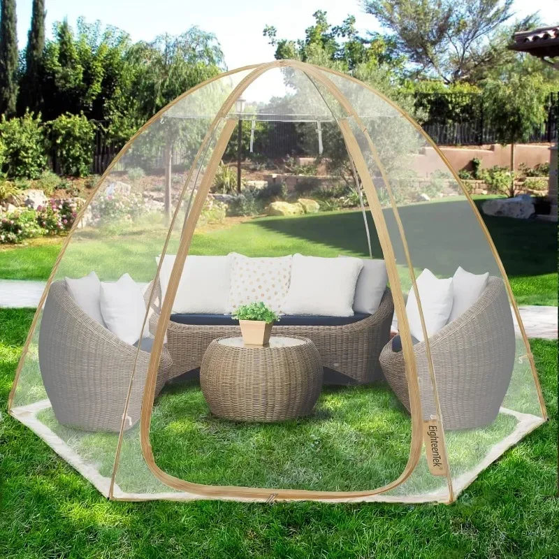 

EighteenTek Sports Tent Screen House Room Greenhouse Camping Tent Canopy Gazebos Patios Large Weatherproof Pod Pop Up Tent
