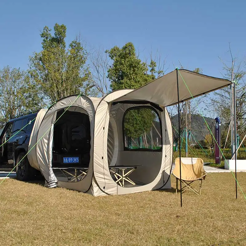 Portable Air Conditioner Camping Tent to Achieve the Freedom of Heat&Cooling, 7 Feet Height, Pop Up Family SUV Camping Tent