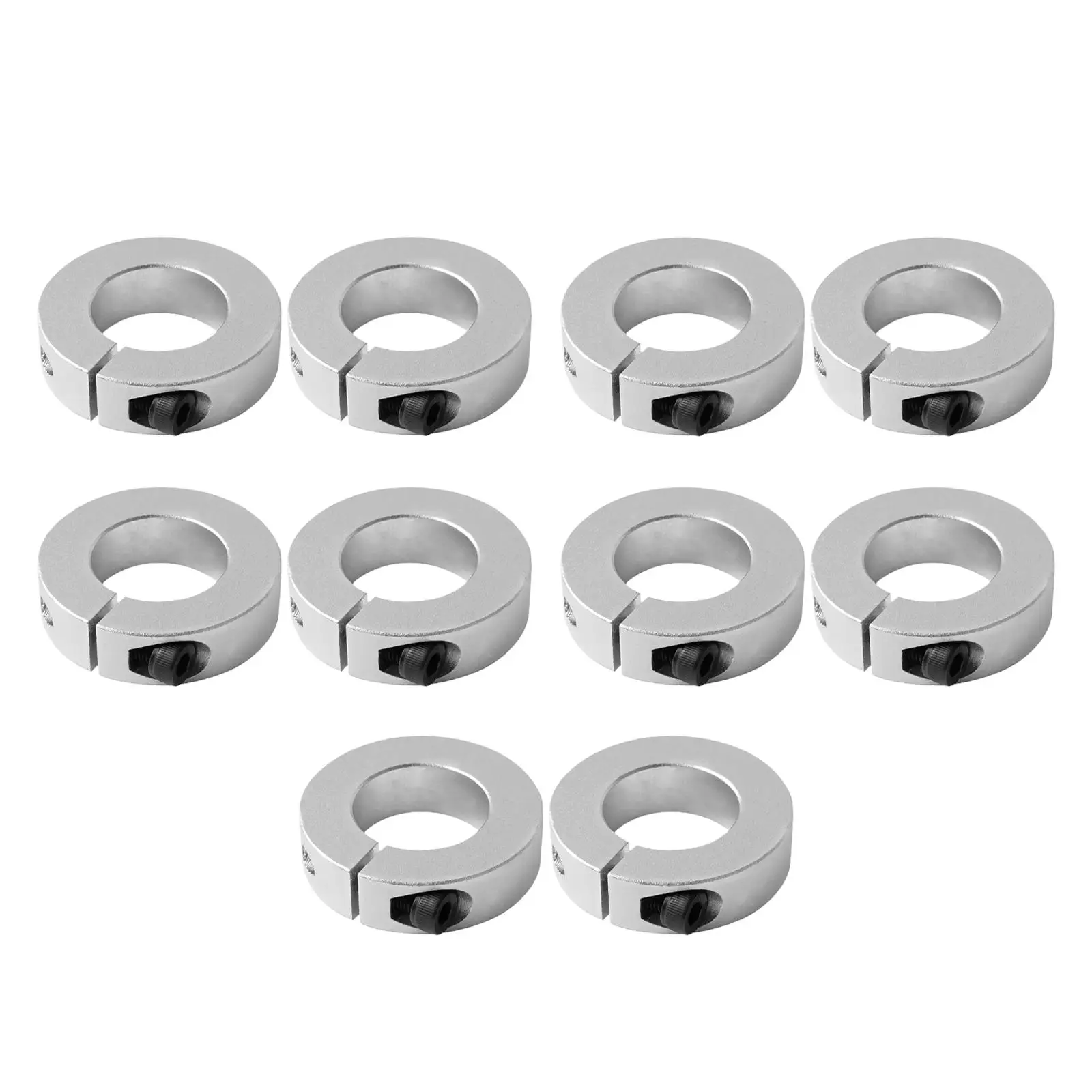 2 Pieces Optical Axis Shaft Collars Universal Premium Multifunctional Sturdy Car Shaft Collar Split Fixed Rings Clamping Collar
