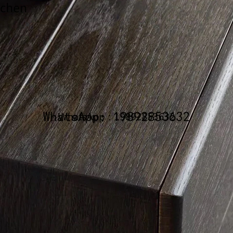 

X3 expression bedside table all solid wood small household high-end bedside locker