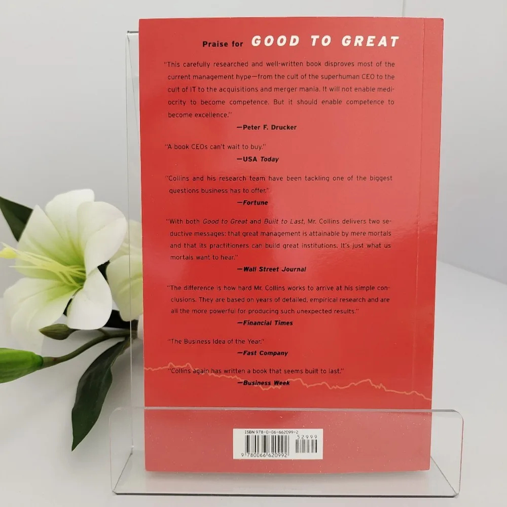 Good to Great Jim Collins English Book Economic Management Business Leadership Enterprise Growth Reading Book