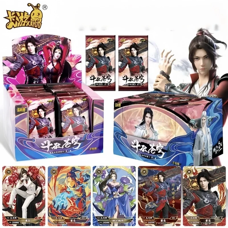 kayou-new-battle-through-the-heavens-cards-anime-collection-card-mistery-box-board-game-toy-birthday-gifts-for-boys-and-girls