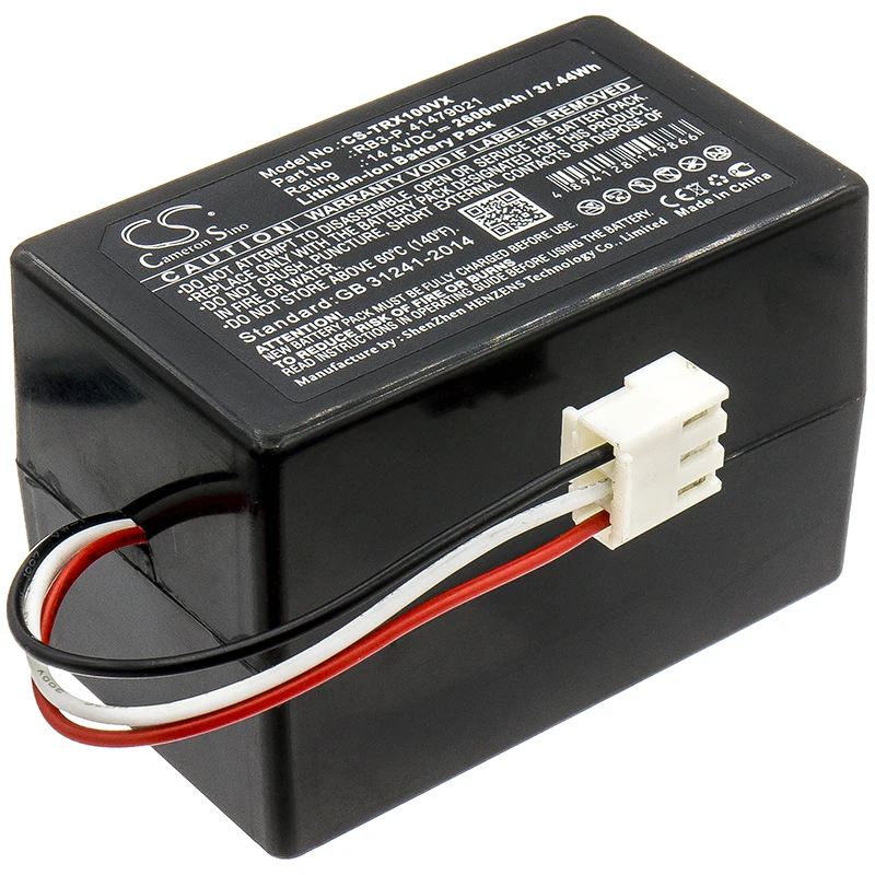 Replacement Battery for Toshiba VC-RCX1,VC-RVD1,VC-RVD2,VC-RV1,VC-RVS2,VC-RV2 PN:RB3-P,41479021 2600mAh / 37.44Wh