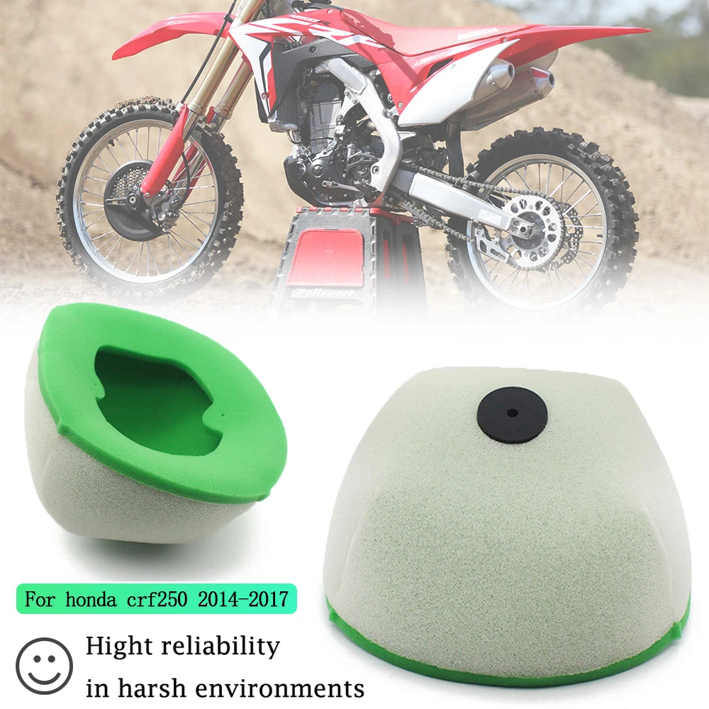 

Motorcycle Accessories Clear Sponge Air filter fit for Honda CRF250 2014 2017 CRF450 2013 2016 CRF 250 450 2015