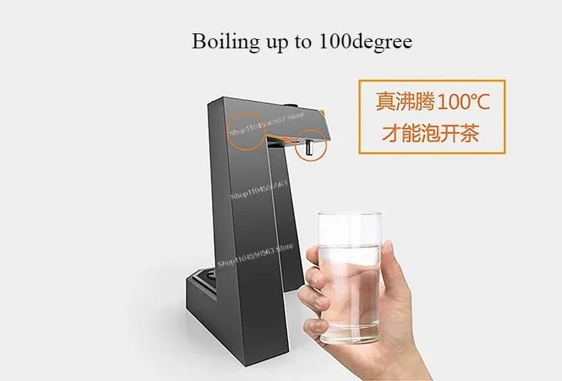 100degree Boiling Intelligent Instant Water Dispenser Food Grade 304Stainless Steel HSH Heating Structure Safe Protection