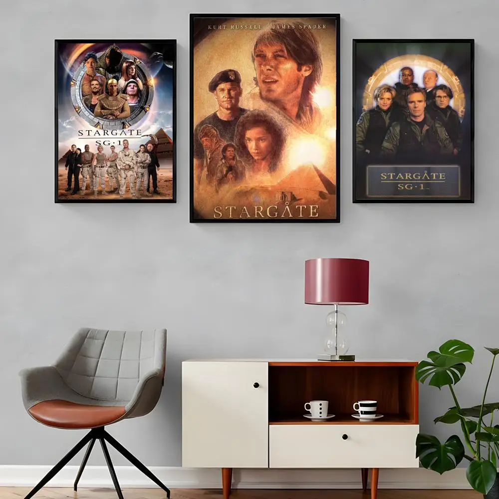 Stargate SG-1 Painting Calligraphy Canvas Poster: Crease Free Waterproof Durable All Space Wall Decor
