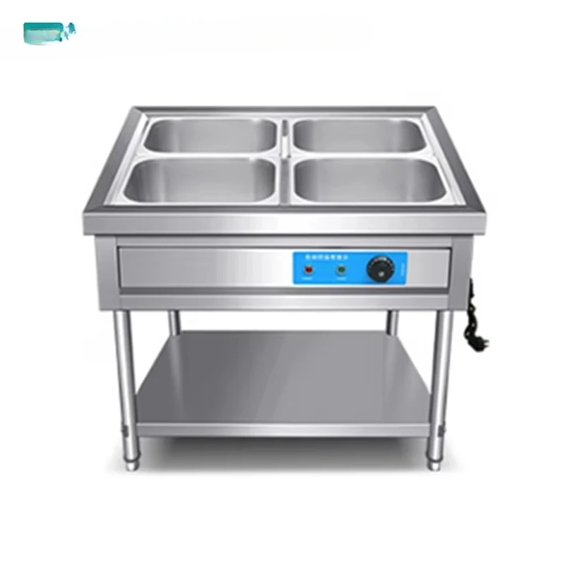 Stainless Steel 220V 110V Electric Bain Marie Chocolate Pot Buffet Soup Food Warmer Temperature Control Bain Marie Water Ba