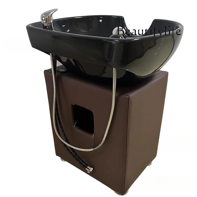 Beauty salon movable shampoo basin Shampoo machine Hair salon Lying flat beauty flush basin