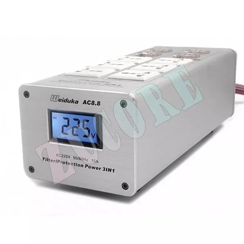 Weiduka AC8.8 audio special power filter purifier lightning protection plug-in audio socket power supply