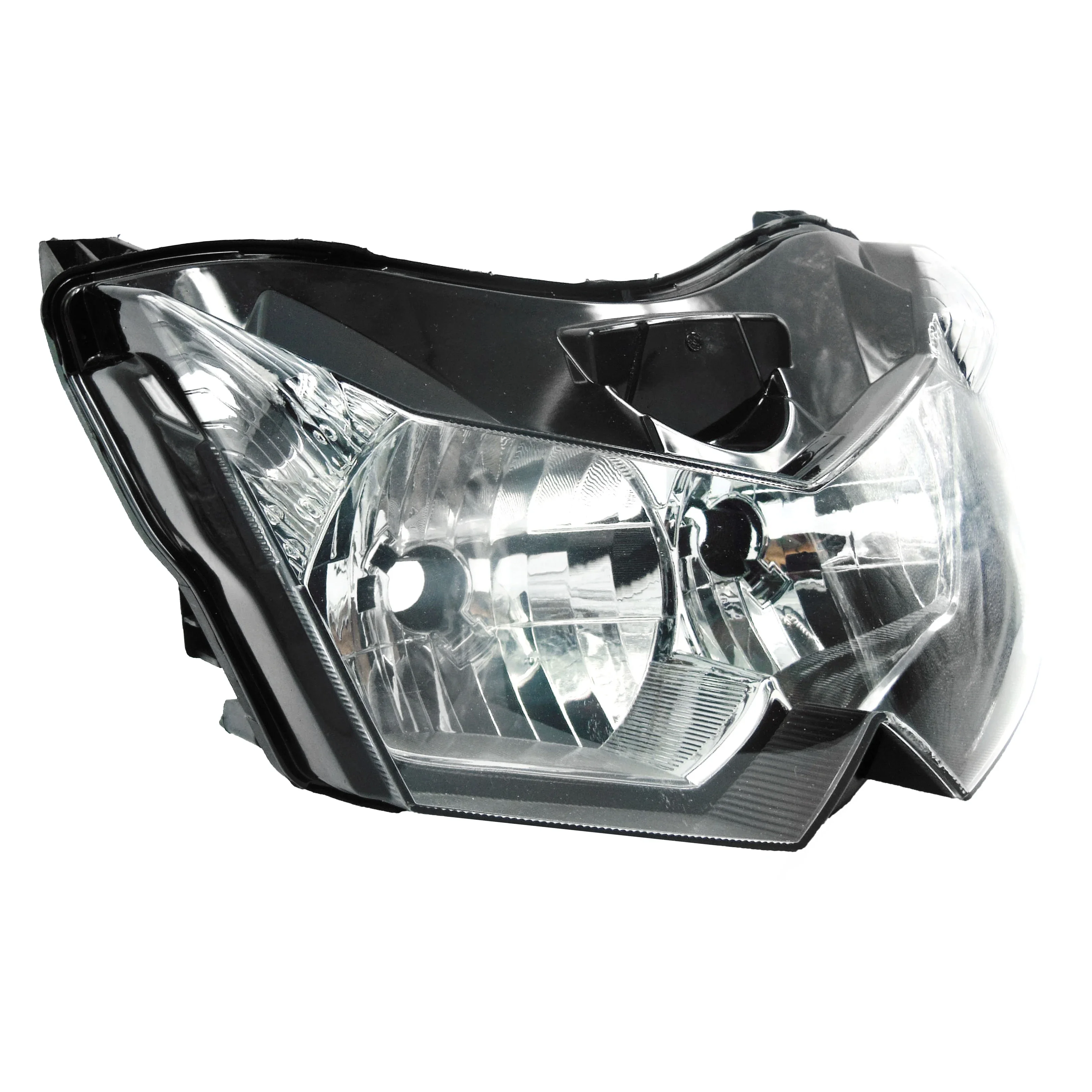 カワサキZ750 2007-2012オートバイフロントアッパーフロントカウルカウルノーズカバー + ヘッドライトz 750 2008 2009 2010 2011 07 08 09 10 11