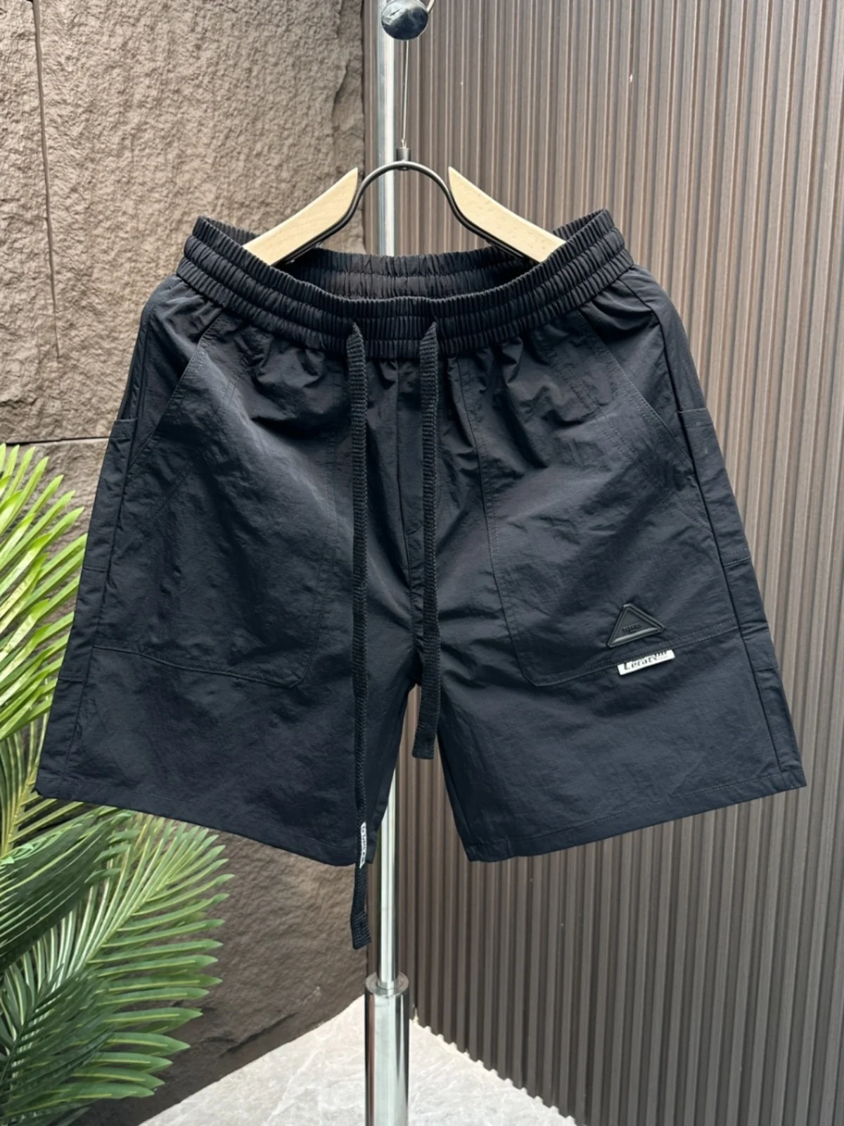 

Мужские летние универсальные повседневные спортивные брюки свободного кроя (пять четвертей длины) для работы и отдыха, цветные, большие размеры