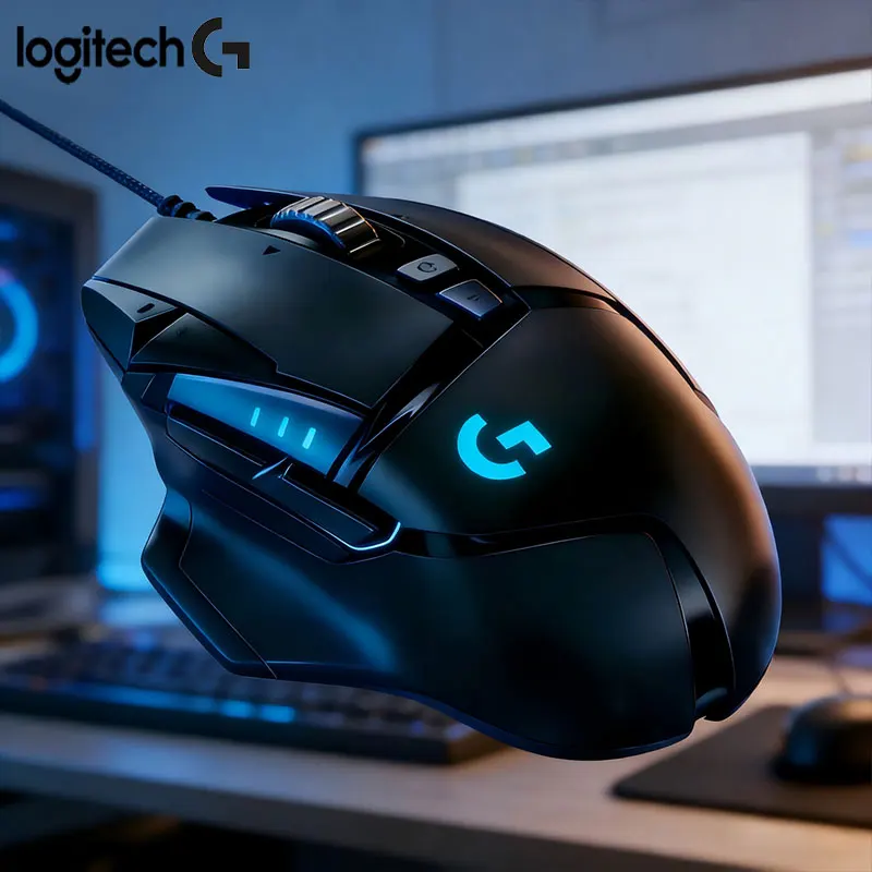 

Logitech G502 Gaming Mouse, Long-lasting Battery, Plug and Play, Multi-Device Compatible, Suitable for Gaming and Office Use