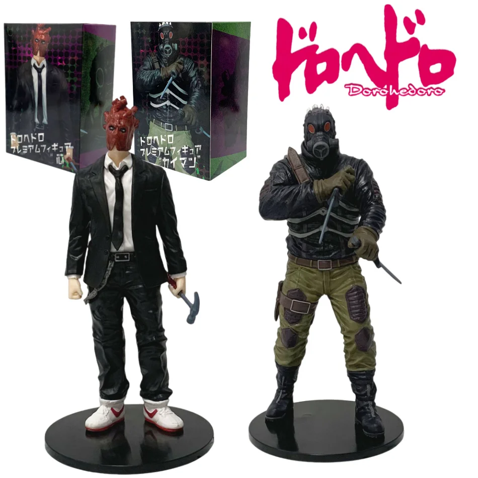 Figura de Anime Dorohedoro de 20 cm, Figura de Acción de Caimán con Cabeza de Lagarto, Figura de Shin/Noi, Decoración de Escritorio, Juguete Coleccionable, Regalo para Fans