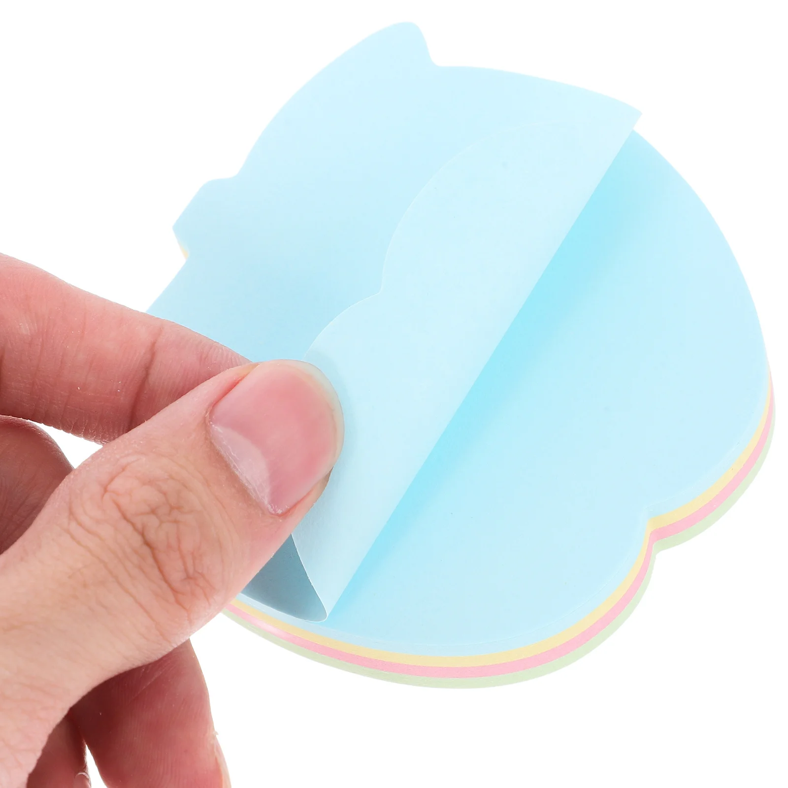 10 حزم المحمولة ذاتية اللصق الملونة أبل شكل لوحات مذكرة اوراق الملاحظات عبوات ملاحظات سريعة تذكير ورقة منصات ملاحظة فارغة #6