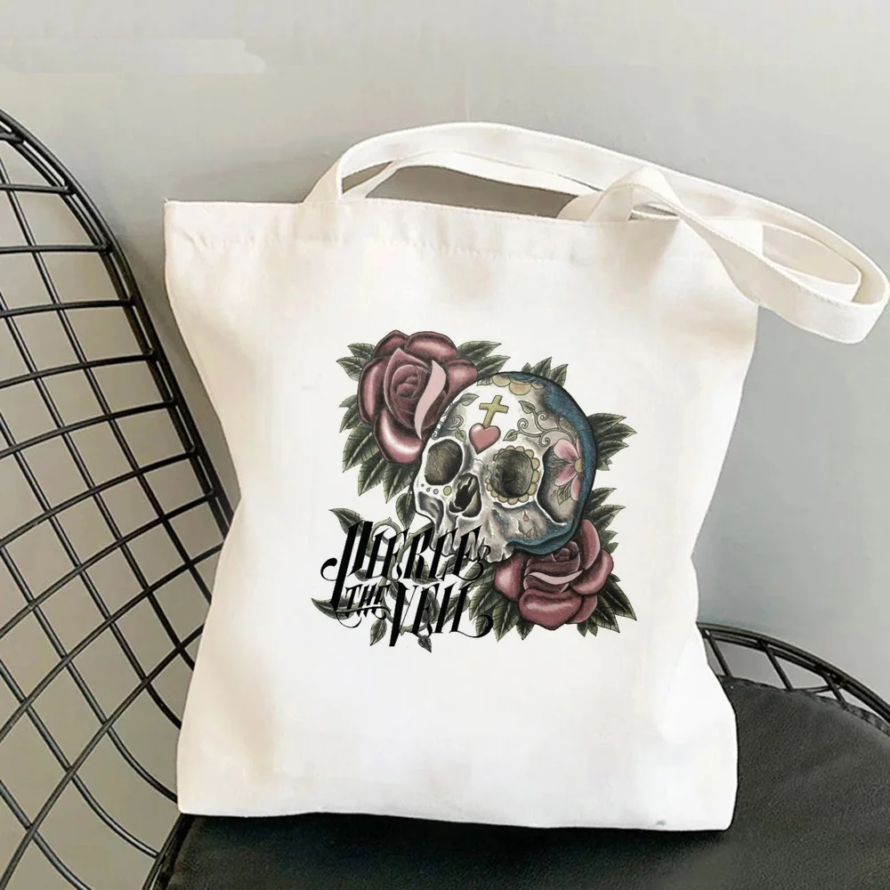 Pierce the Veil tote bag foldable einkaufstasche sac cabas torba na zakupy y2k femme