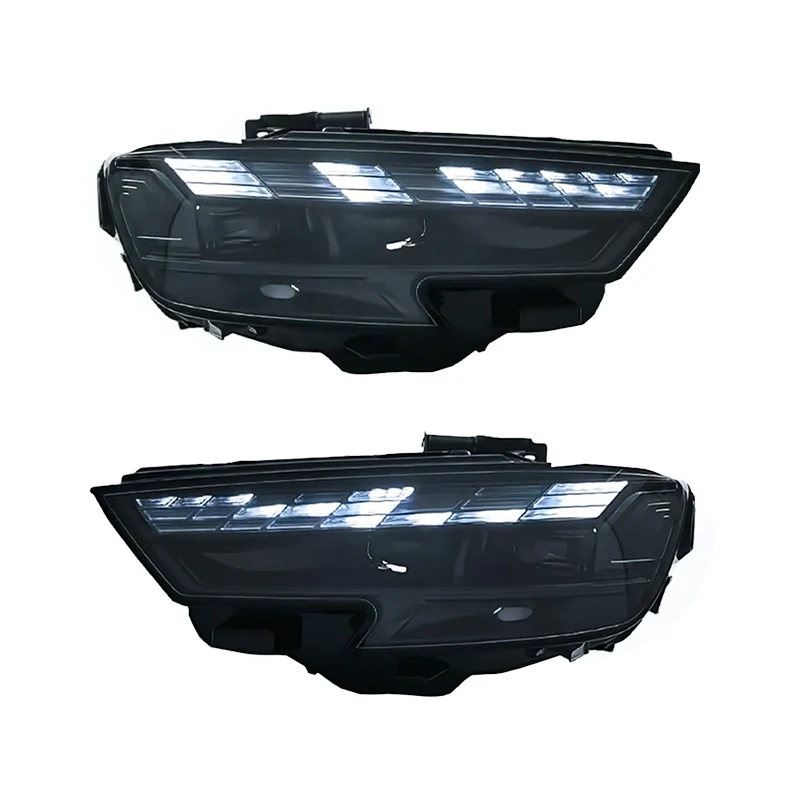 For Audi A3 8v Headlights Sequence Auto Light Systems 2017-2020 LED Head Light Upgraded Head Lamp DRL Front Light