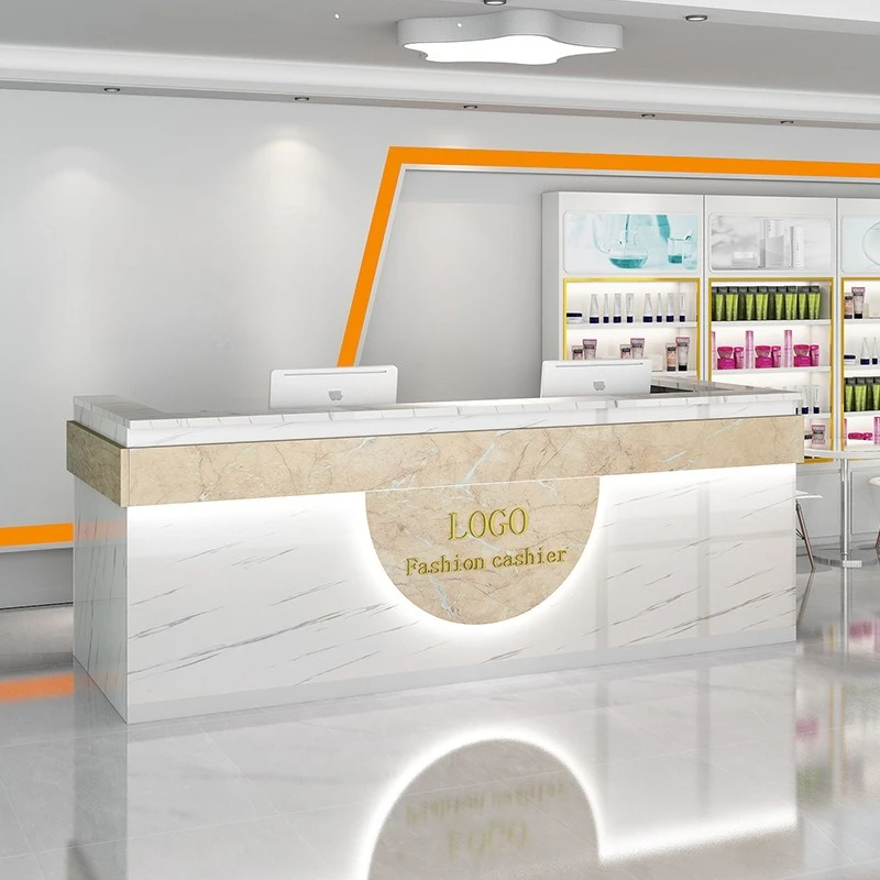 Checkout page Company Office Front Desk Women's Beauty Salon Clothing Store Reception Desk Counter Shop Small