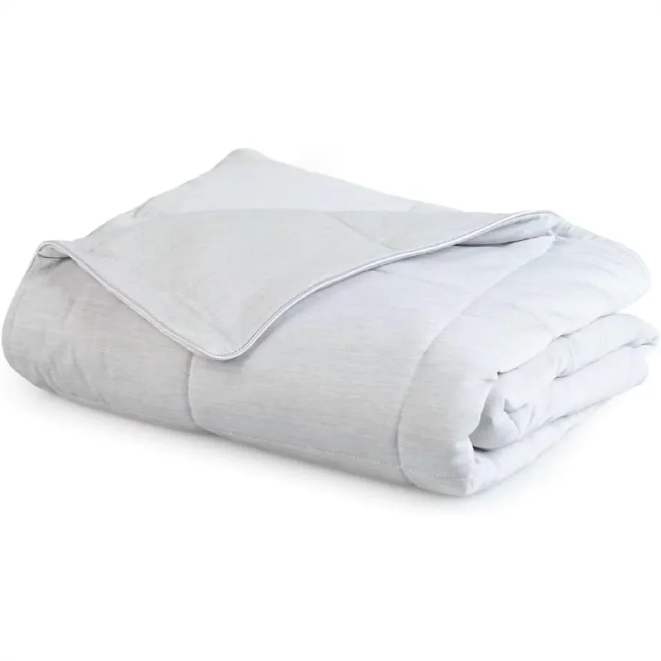 

Cooling Blanket for Dogs and Cats, Lightweight Machine Washable Pet Blanket, Grey and Brown