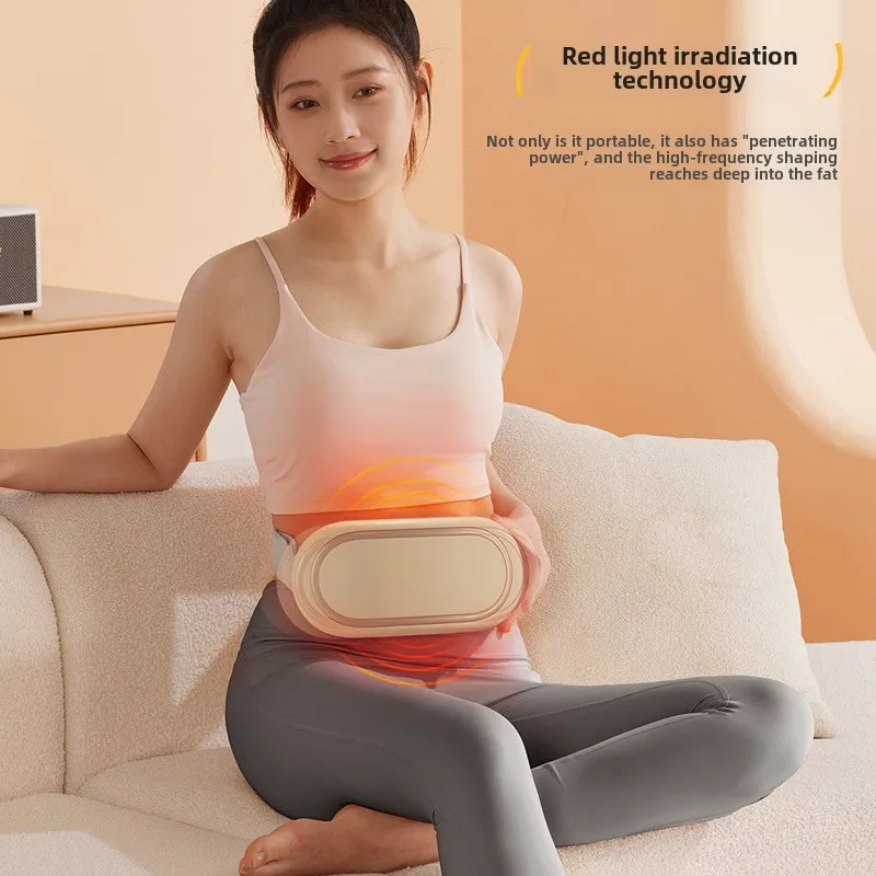 게으른 사람들을 위한 지방 제거 기계 체중 감량 쉐이킹 기계 온열 마사지 벨트 체중 감량 기기 날씬한 배 복부 마사지기