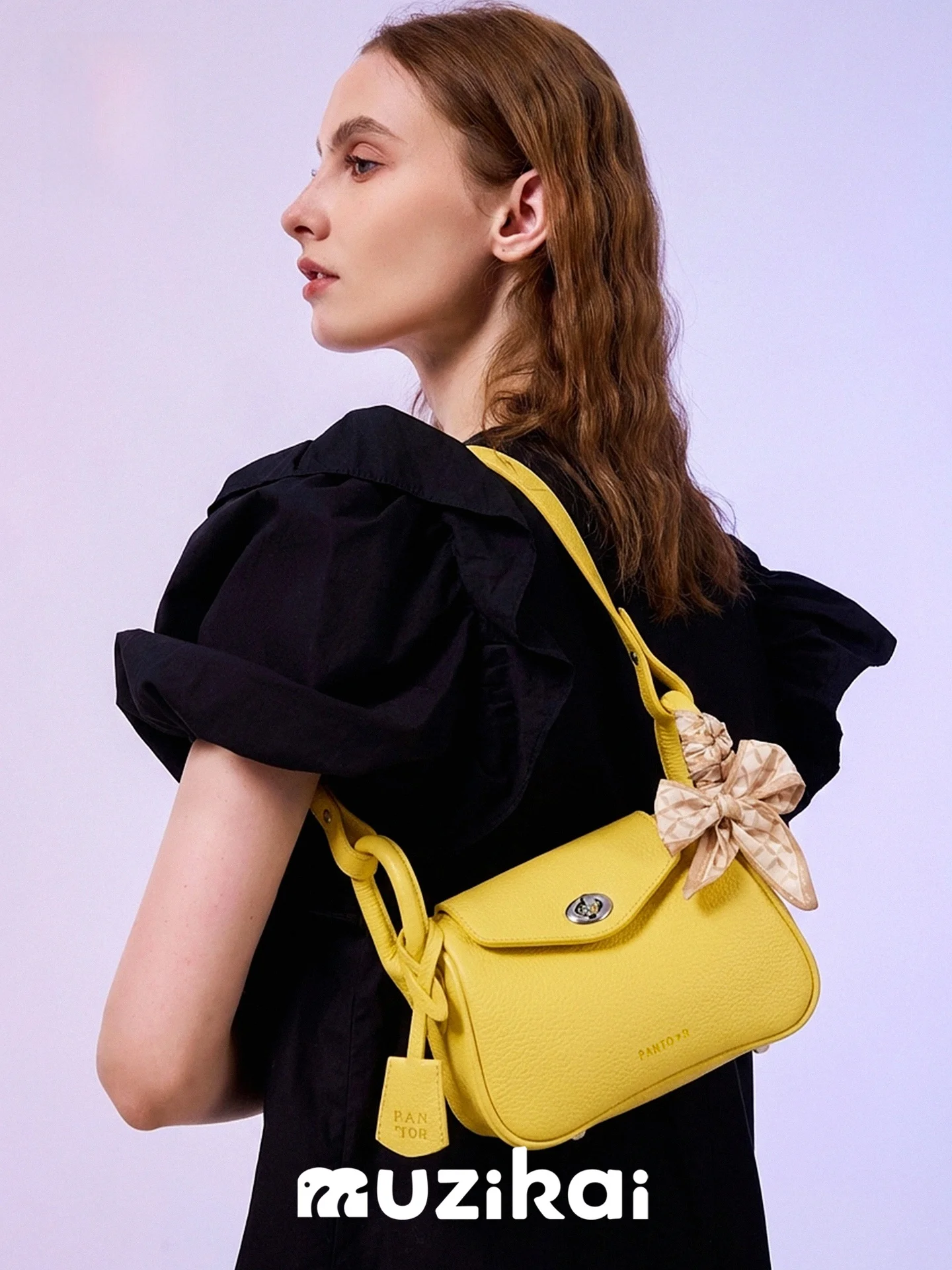 MuziKai Luxury Pillow-Shaped Crossbody Bag for Women 2026 New Spring Summer Commuter Bag Soft Handle Modern Neutral Style