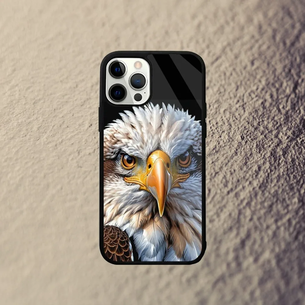 Eagle  Phone Case For iPhone 15,14,13,12,11,Plus,Pro,Max Mini Magsafe Magnetic Wireless Charging