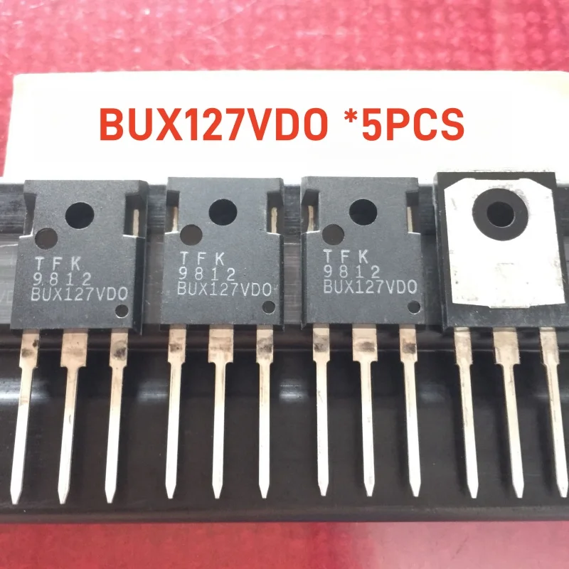 

5pcs 100% new original BUX127VDO BUX127 TO-3P 400V/15A/125W