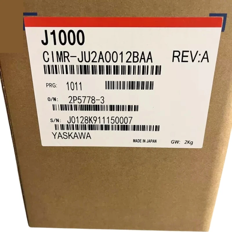 New In Box Yaskawa CIMR-JU2A0012BAA Inverter 1 Year Warranty