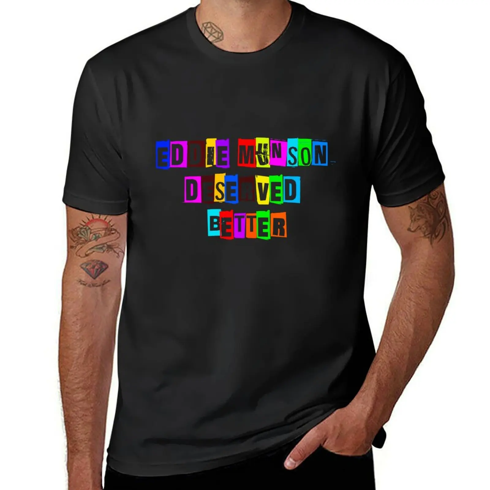 Eddie Munson T-Shirt tees kawaii clothes summer clothes quick drying t shirt men