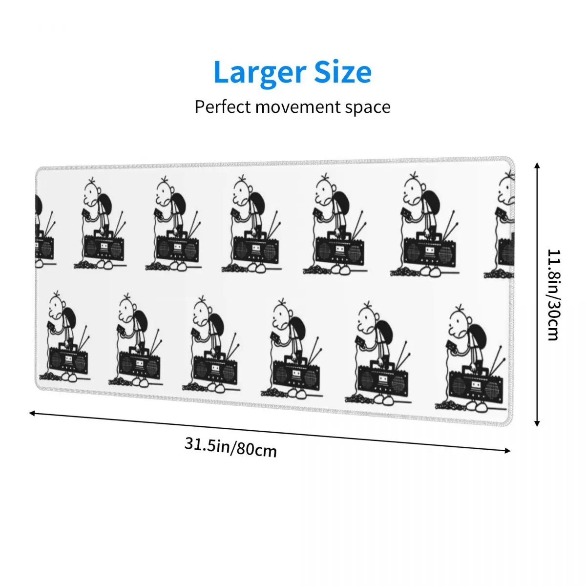 Large Mouse Pad Diary Of A Wimpy Kid Old School Gamer PC Laptop Mats Keyboard Carpet Computer Gaming Office Accessories Desk Mat