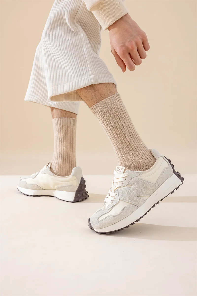 3 paar Winter Dicke Warme männer Wolle Socken Hohe Qualität Harajuku Retro Merino Wolle Casual Socken Große Größe Lange socken – Detail 10