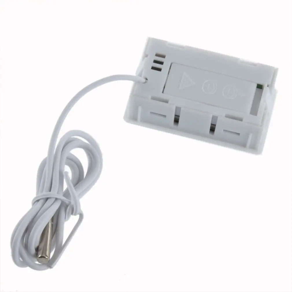 جزءا لا يتجزأ من ميزان الحرارة الرقمي استشعار درجة الحرارة شاشة الكريستال السائل لمراقبة حمام السمك الزواحف حمام السيارة