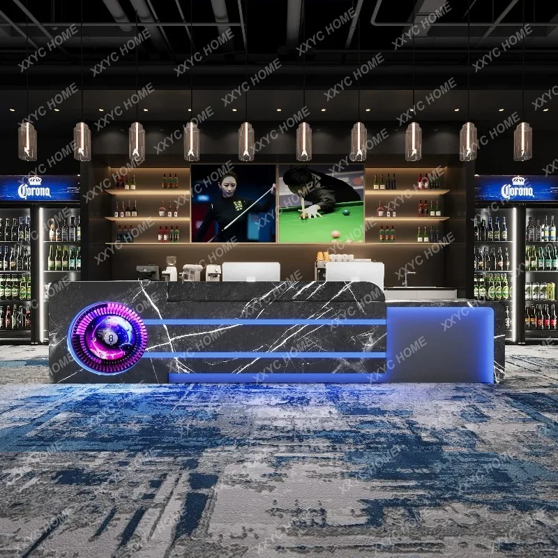 

Стойка ресепшн для бильярдного клуба, бара, кассы, роллердрома, интернет-кафе, спортзала, караоке, ресторана с барбекю