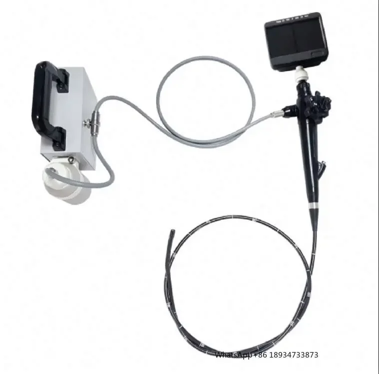 Multifunctional portable gastroscope with washable pipe system