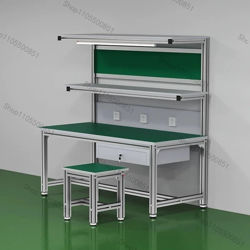 Anti-static Aluminum Alloy Workbench Workshop Assembly Line Testing Table for Production
