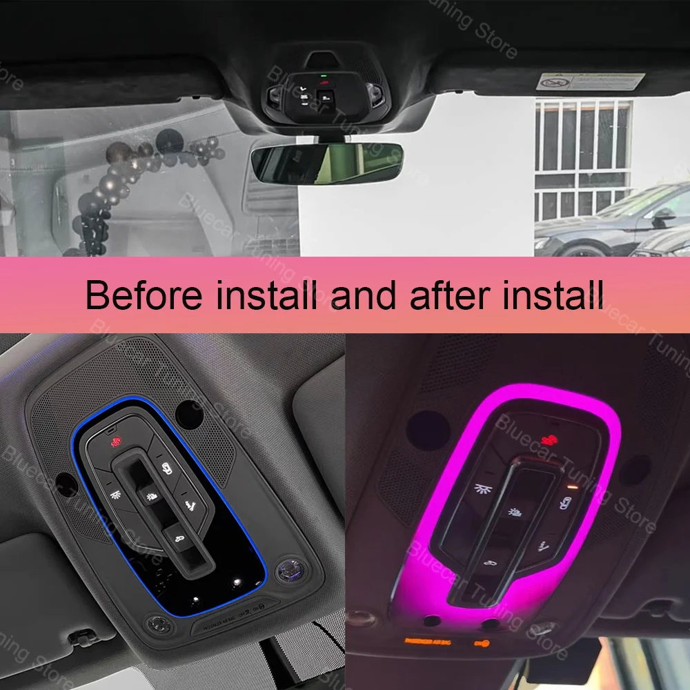 Ambient Light Reading Light For Audi A4 A5 Q5 B9 A6 A7 C8 Q5 Auto Car Roof Decorative Lamp Upgrade Refit New LED Reading Light
