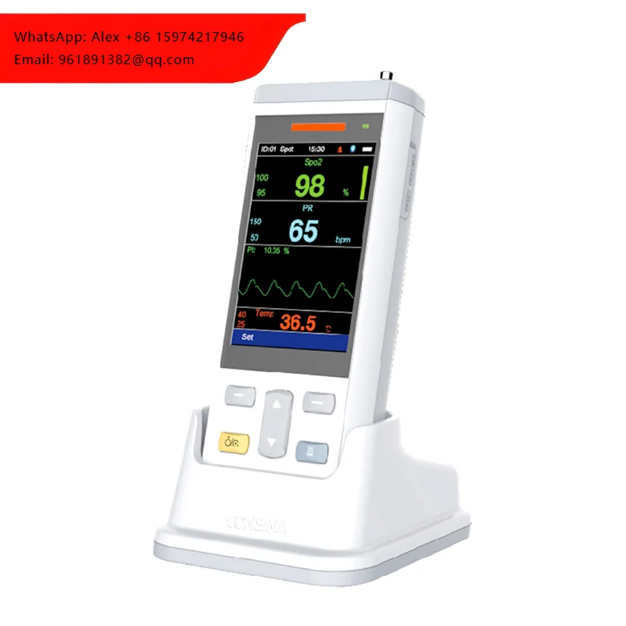 

Portable Veterinary Medical Blood Pressure Machine Pet Handheld Vital Sign Parameter Vital Sign Monitor