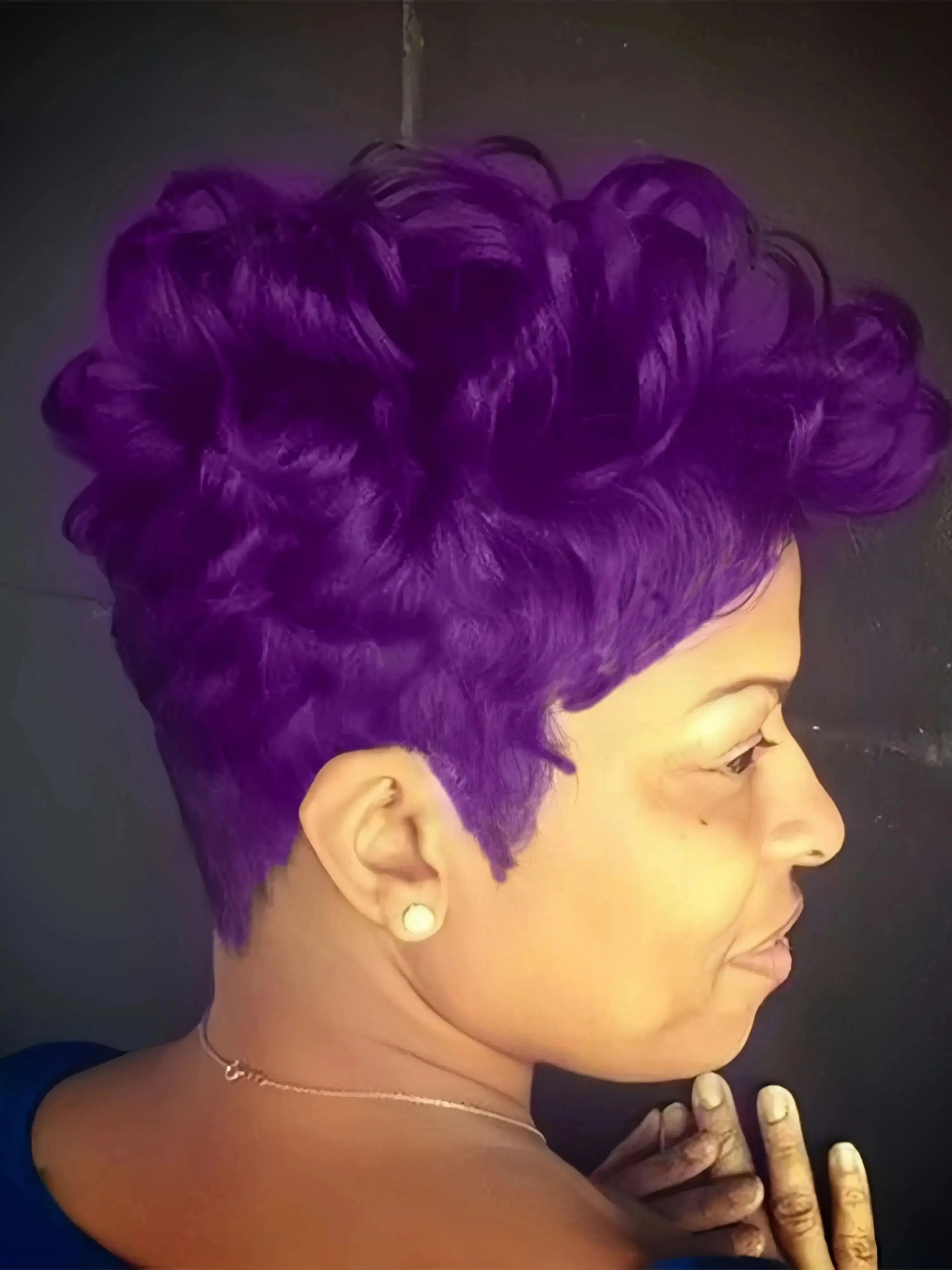 Synthetic Short Pixie Cut Hair Natural Synthetic Wigs For Women Heat Resistant Wig Natural Hair Women\'s Fashion Wig