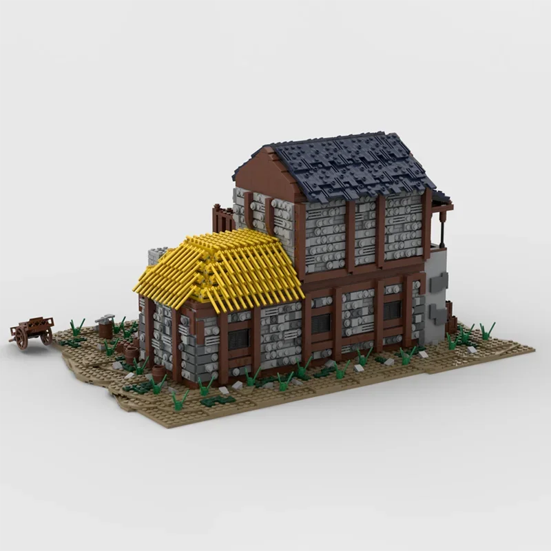 Moc قوالب بناء الحداد منزل نموذج التكنولوجيا وحدات قلعة القرون الوسطى نموذج كتل الهدايا اللعب DlY مجموعات الجمعية #2