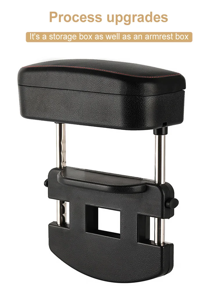 

Armrest Support Elbow Rest Pad Armrest Extender With Console Storage Organizer Adjustable Height Arm Rest Box Accessory