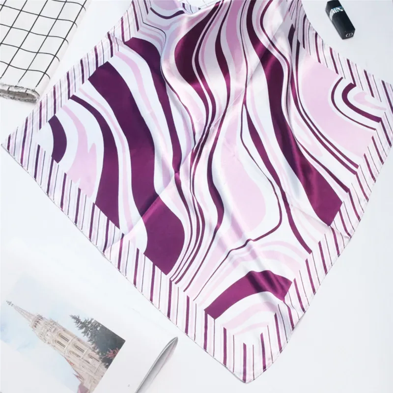 Printed Stewardess Scarf Women's Professional Decoration Four Seasons Available Fashion Small Square Towel