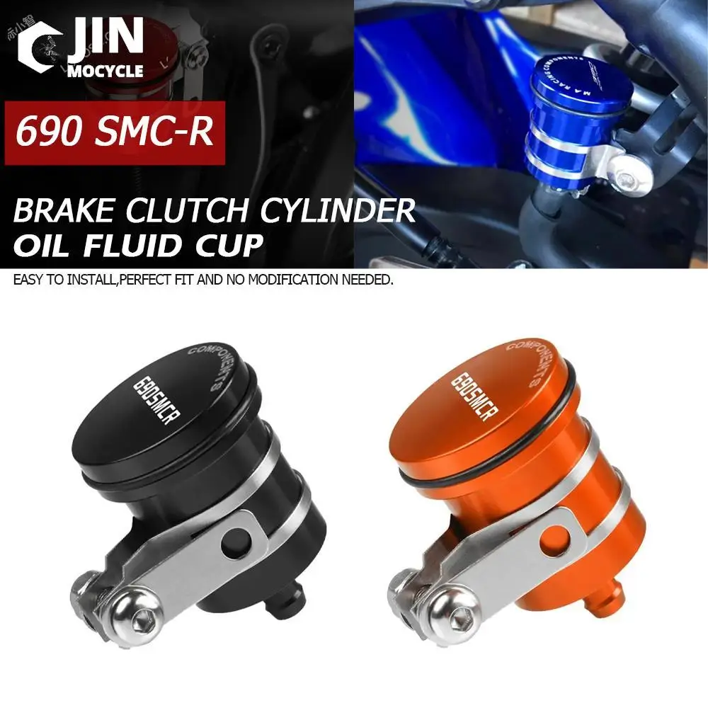 

For K-T-M 690SMCR 2008-2023 690 SMC R SMCR 690SMC-R 2022 2021 Motorcycle Rear Brake Fluid Reservoir Clutch Cylinder Tank Oil Cup