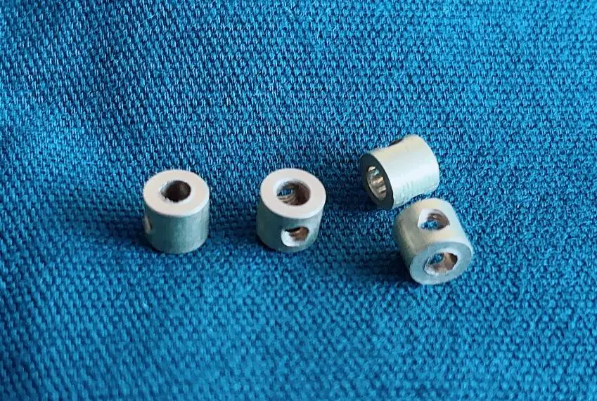 4pcs 3.1mm Bushing Wheel Chocks Shaft Collar & Locking Mechanism Anti-Roll Protection for 3mm shaft Aircraft/Machinery Axles​
