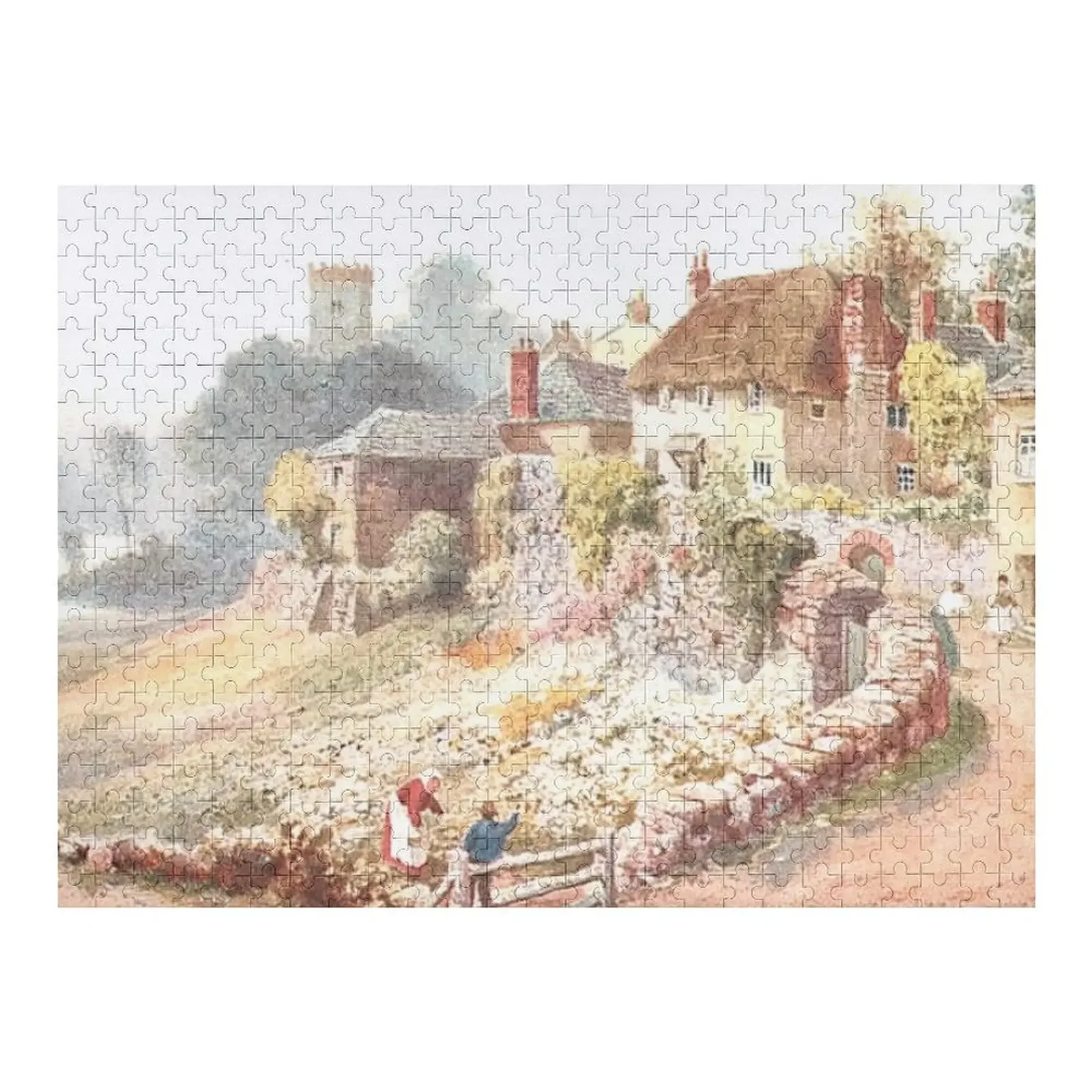 

Stoke Gabriel, Paignton, Devon, England Jigsaw Puzzle Custom Personalized Name Wooden Name Custom Personalized Puzzle