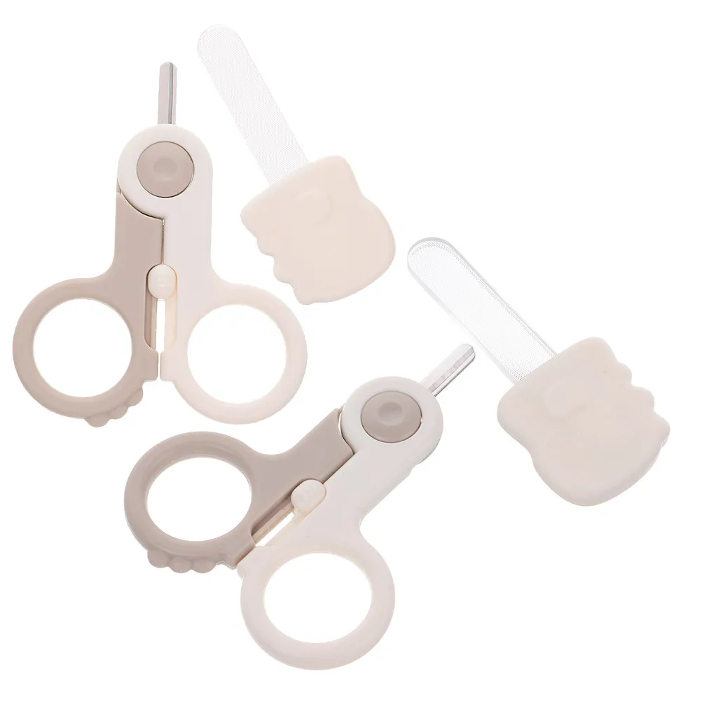 

1Set Baby Nail Scissor Safety Design Newborn Infant Nail Trimmer Kit Toddler Fingernail Trimming Tool Portable Grooming